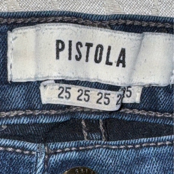 Pistola High Waisted Raw Hem Skinny Jeans - Picture 15 of 16